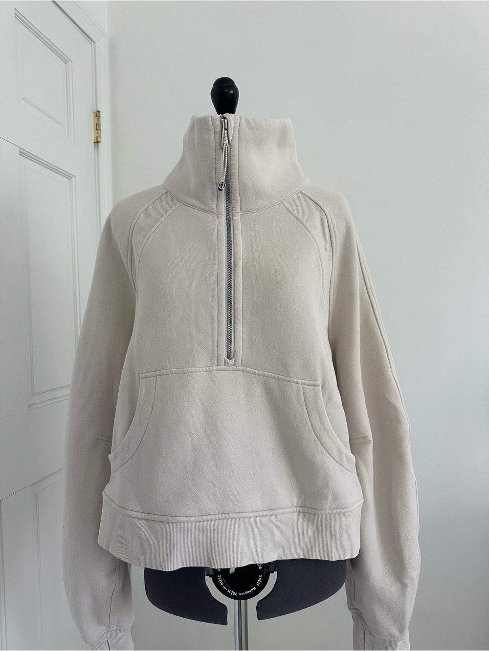 lululemon athletica Cream Half-Zip Pullover Sweatshirt
